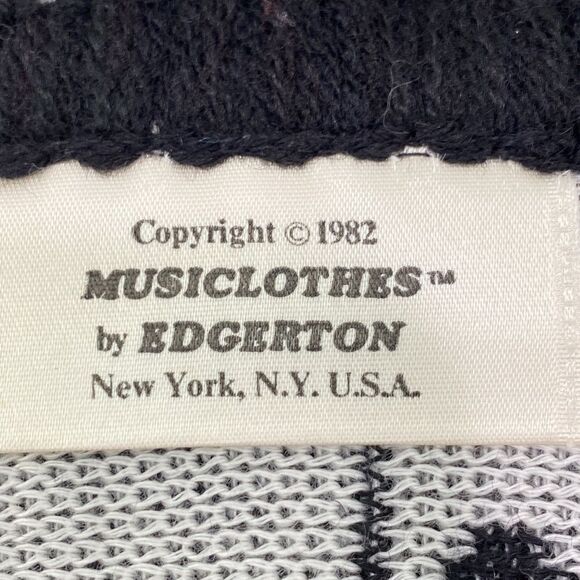Musiclothes By Edgerton Vintage Music Notes Scarf Copyright 1982 - Picture 4 of 7